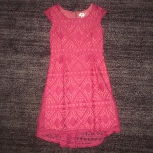 Pink Lace Dress